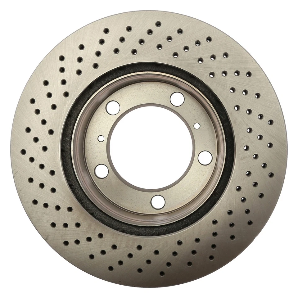 For Porsche Boxster 05-08 Raybestos R-Line Front Passenger Side Brake Rotor Foto 2 de 3