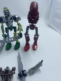 LEGO BIONICLE Hero Factory Bulk : 6801 8567 8564 Lot 30 Parts Pieces MASKS MOCs
