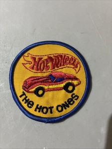 Early 1980’s Hot Wheels ‘The Hot Ones’ Corvette Embroiderd Patch, New!!
