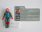 FAST DRAW Vintage 1987 Hasbro G.I. Joe with File Card Rockets NOT COMPLETE