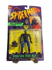 Spider-Sense Spider-Man Action Figure Wall Crawling Marvel Animated Toy Biz 1995