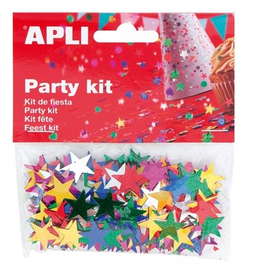 Party Kit Bolsa de Estrellas 15mm Metalizadas 13821