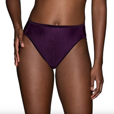 Vanity Fair  Illumination  High Cut Panty - 13108, Sz 7/L Sangria 925416