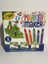 Crayola Hágalo Usted Mismo Marcadores Lavables Set Niños Artesanía 8+ Nuevo - Caja Abierta