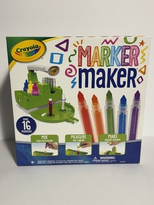 Crayola DIY Marker Maker Washable Markers Set Kids Craft 8+ New - Open Box