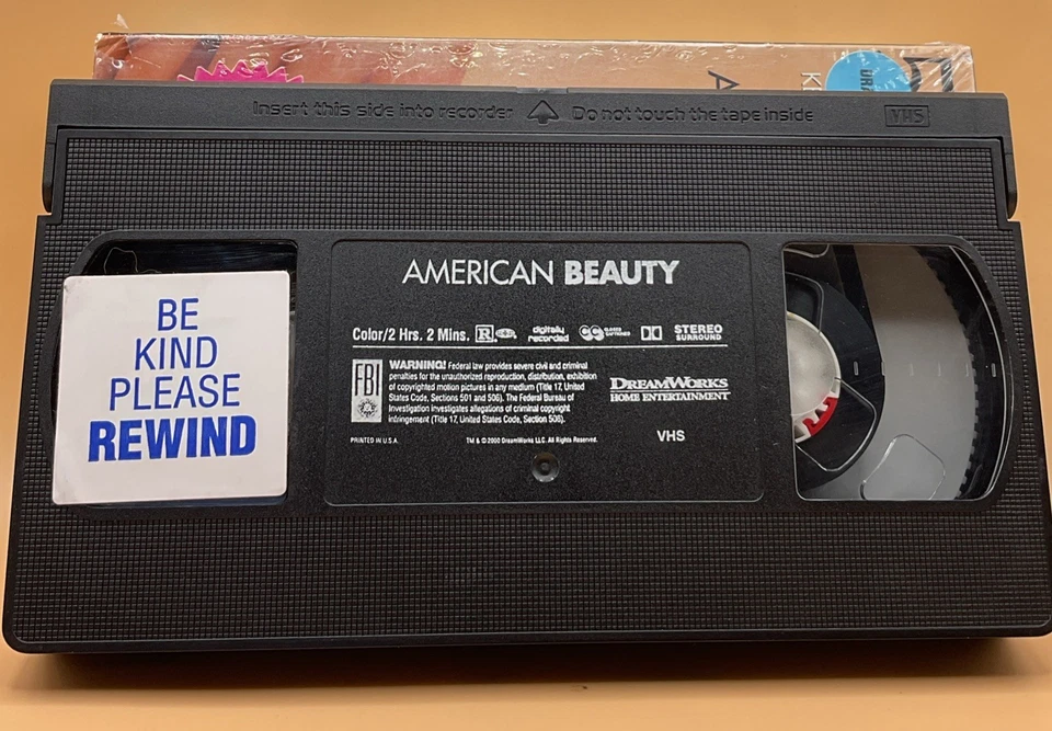 American Beauty VHS 2000 Single Tape **Buy 2 Get 1 Free** Foto 3 de 3