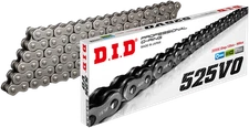 D.I.D. 525 VO Professional O-Ring Motorcycle Chain 25ft Natural 525VO X 25FT