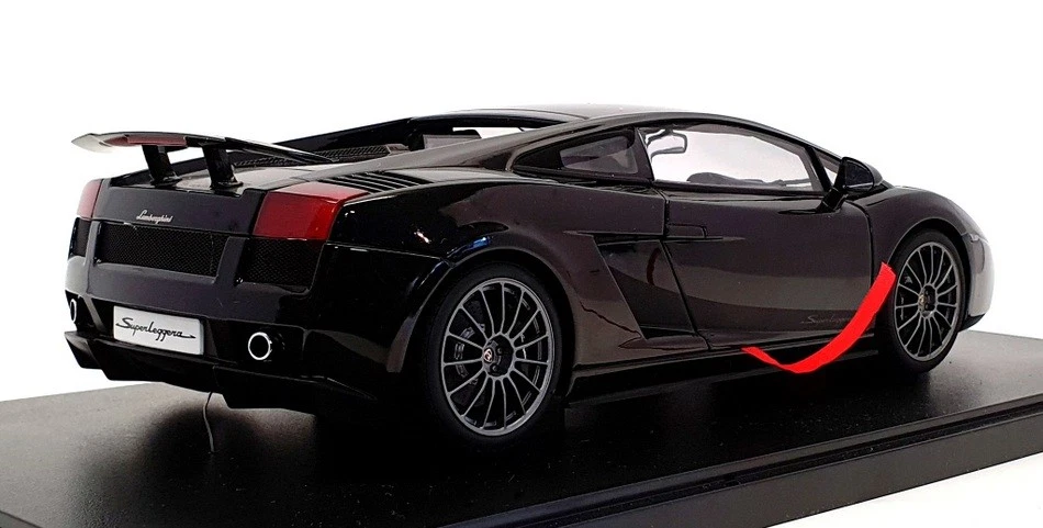 AutoArt 1/18 Scale 74582 - Lamborghini Gallardo Superleggera - Met Black — 第 2/4 张图片