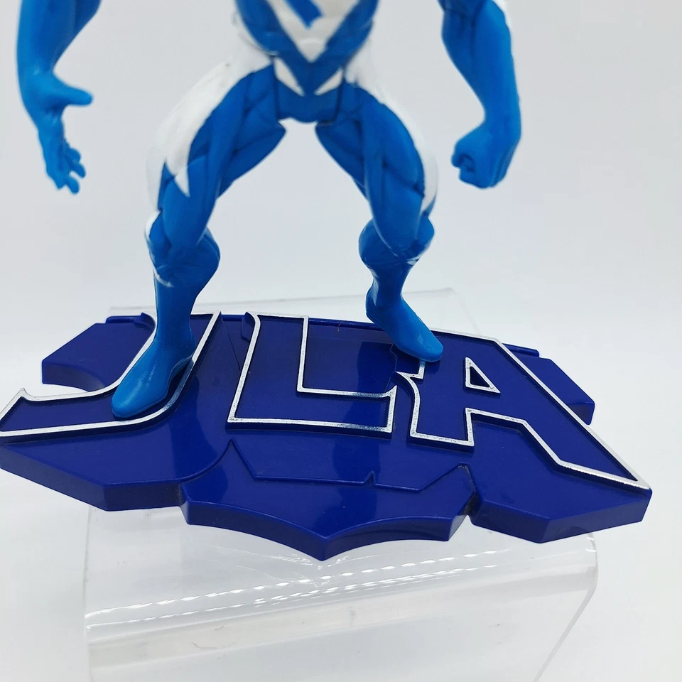 Фигурка Blue Superman JLA DC Comics 1998 с подставкой Base Kenner Man Of Steel - Изображение 4 из 4