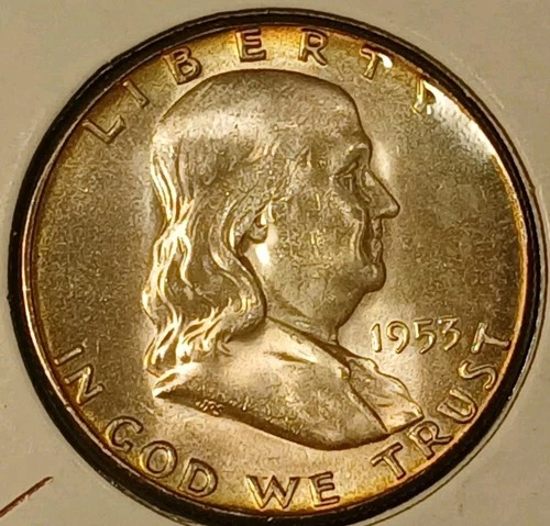 1953-S Franklin Half Dollar Gem Unc *ORIGINAL & PQ*