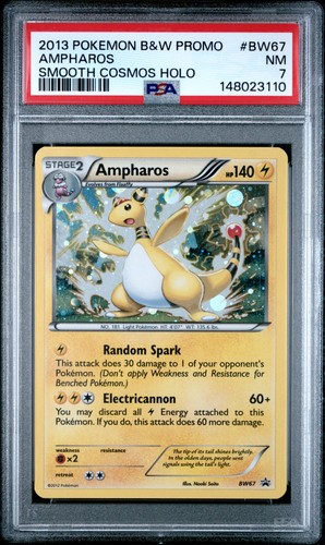 Ampharos graded PSA 7 for sale on eBay