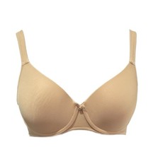 Barely Breezies T-Shirt Underwire Bra 36C Nude A219899 Foam Cups 12967