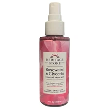 Heritage Store - Rosewater & Glycerin Hydrating Facial Mist - 4 fl.oz