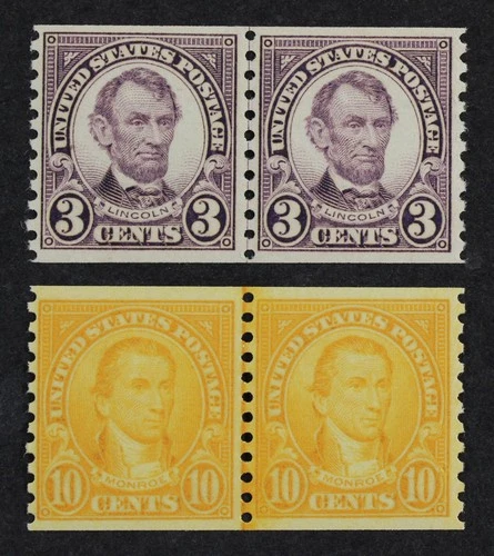 CKStamps: US Stamps Collection Scott#600 603 Mint NH OG Line Pair