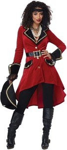 Women's Pirate Costumes High Seas Heroine - Adult Costume Size small