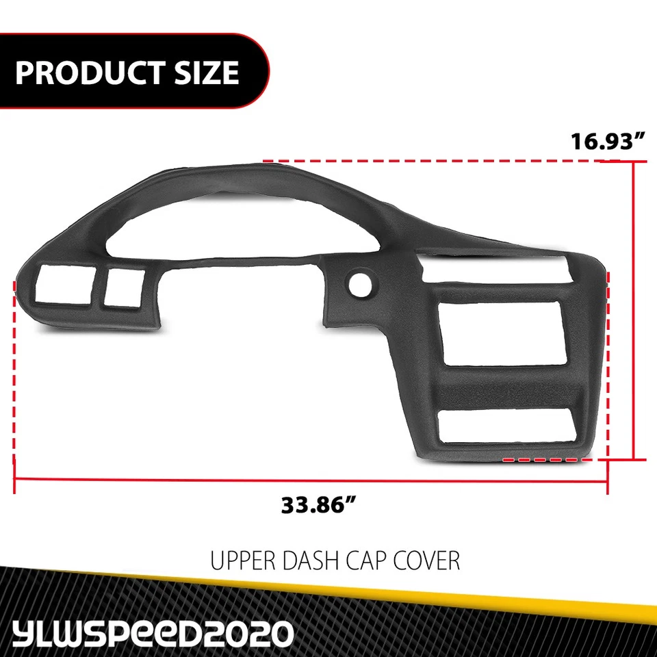 Fit For 00-05 Chevy Chevrolet Cavalier Instrument Dash Board Panel Cover Overlay Foto 3 de 4