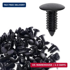 100Pcs Plastic car Bumper Clips - 8mm Automotive Clips and Fasteners, Plastic Pu