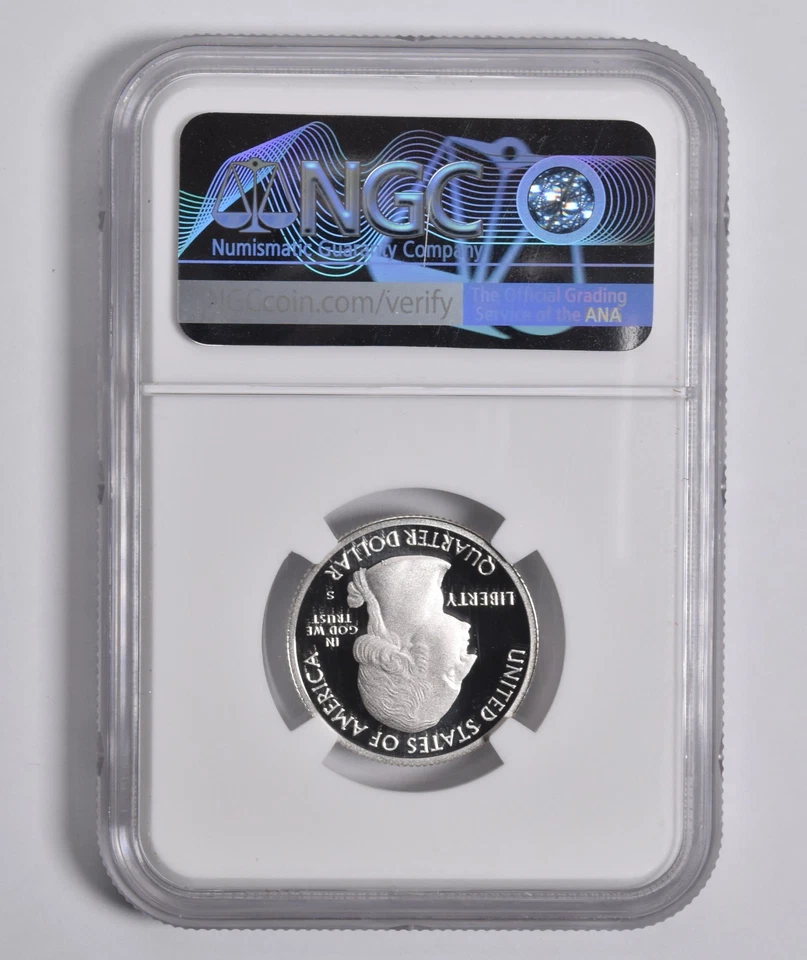 PF70 UCAM 2016-S Silver Shawnee Quarter Limited Edition NGC *7924 - Image 2 of 4