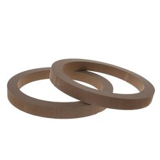 1 Pair MDF Speaker Spacer Rings 6.5" Fiberglass Door Kick Pods 6 1/2 Inch