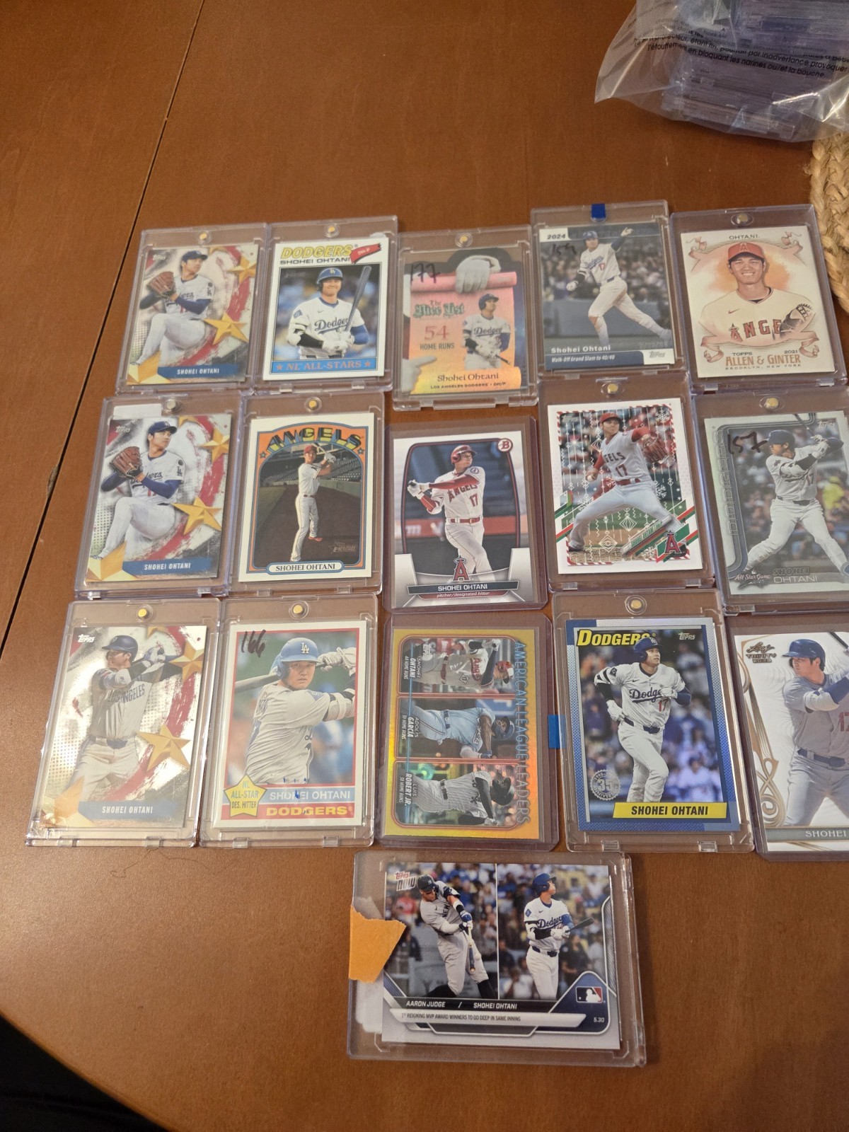 Shohei Ohtani 16 Card Lot With Inserts And Parallel