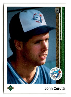 1989 John Cerutti Upper Deck - Toronto Blue Jays