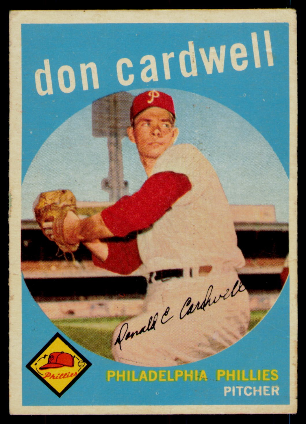 Don Cardwell #314 Baseball Cards 1959 Topps trading card — raw and PSA graded price guide