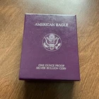 1987-S Proof American Silver Eagle Dollar Box & COA US Mint OGP Free Shipping