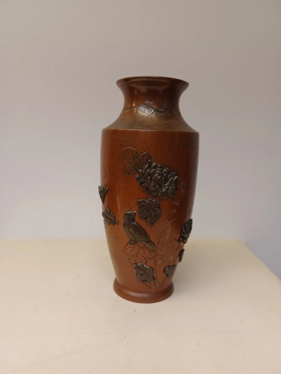 青铜日本花瓶1850-1899 | eBay