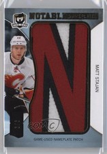 2012-13 Upper Deck The Cup Notable Nameplates 6/6 Matt Stajan #NN-ST 0c3