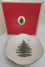 Spode Christmas Tree Daisy Bowl Made In England 