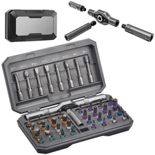 42 in 1 Magnetic Screwdriver Set, Multi Bit Ratcheting Screwdriver Set T Hand...