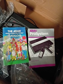 Atari 7800 Pro System - Complete In Box COAX Adapter, extra controllers - Works!