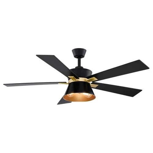 Vaxcel Lighting F0126 52" 5 Blade Indoor LED Ceiling Fan - Gold - Picture 1 of 12