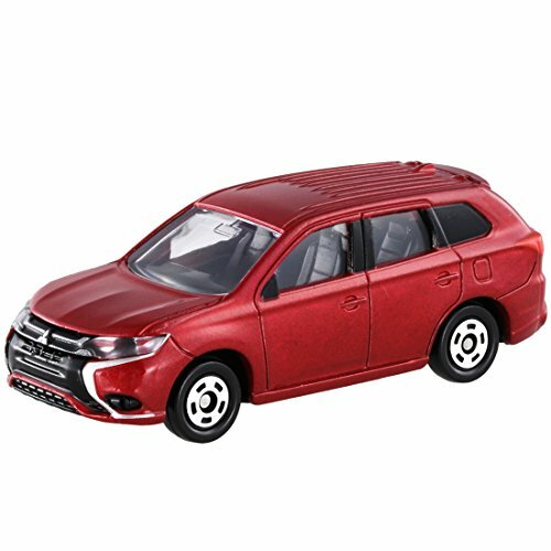 TOMICA 70 MITSUBISHI OUTLANDER PHEV 1/63 TOMY 2016 SEPTEMBER MODEL DIECAST RED A - Picture 4 of 7