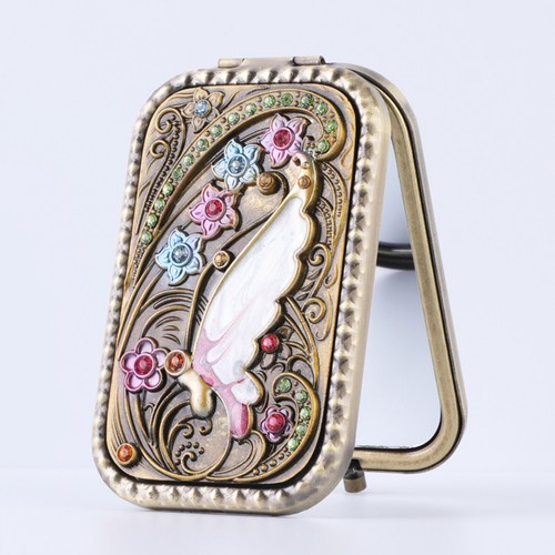 1Pc Mirror Dual-sided Mirror Makeup Mirror Makeup Tool Foldable Cosmetics Retro - Picture 30 of 51