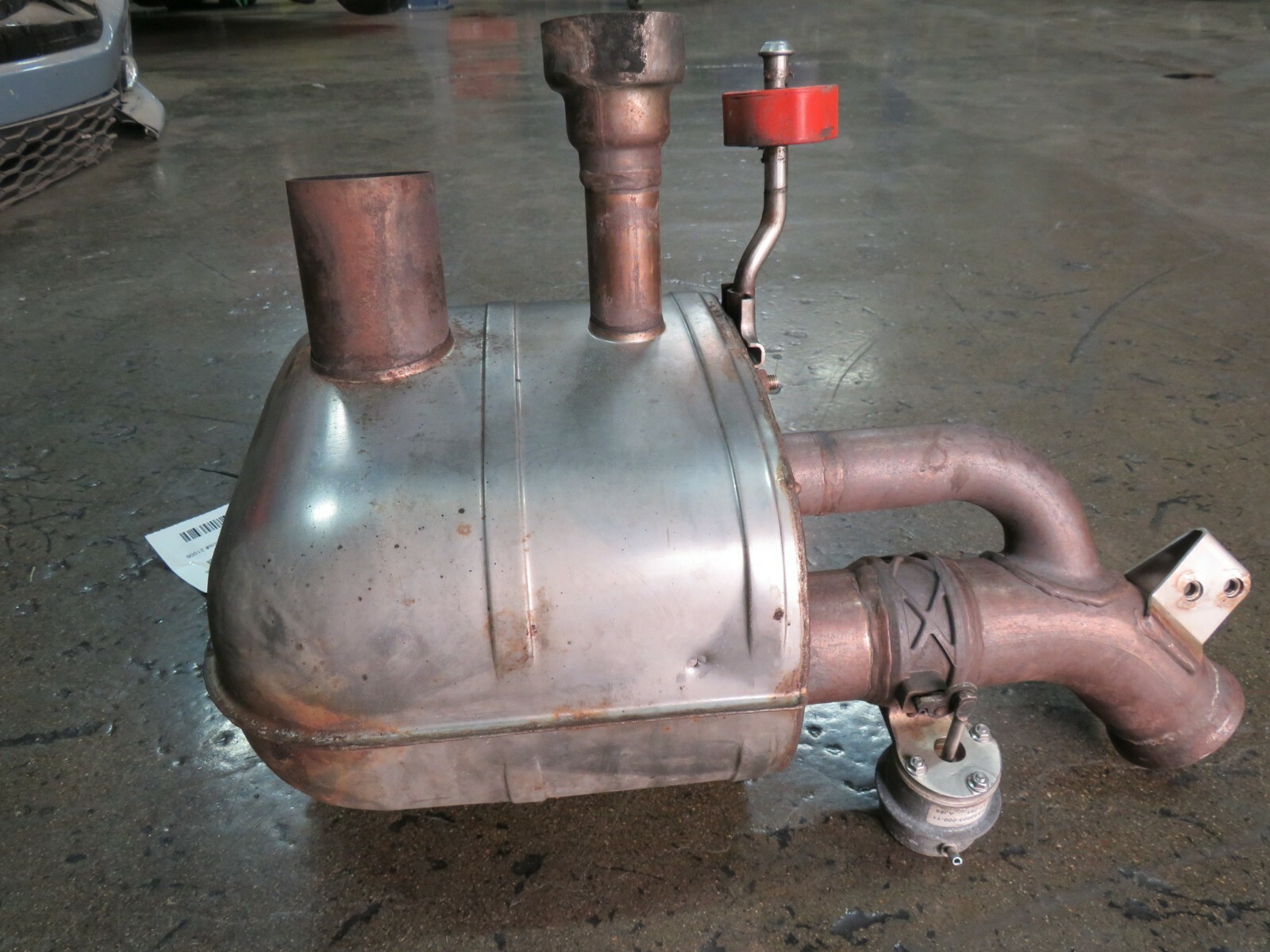 Ferrari FF, LH, Left, Muffler, Used, P/N 272320 s/c 281932