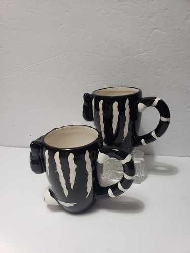 Set Of 2 BURTON + BURTON *Chester Cat* Dolomite Coffee Mugs - Bild 5 von 8