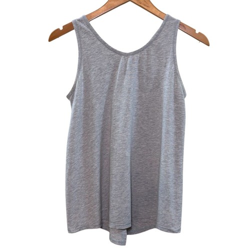 Ivivva Lululemon Criss Cross Strap Back Flow Tank Top Grey Size 14
