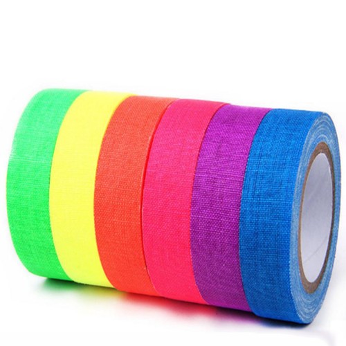 Fluorescent Cotton Tape Stage Night Light Glow Tape Film KTV FH - Picture 7 of 9