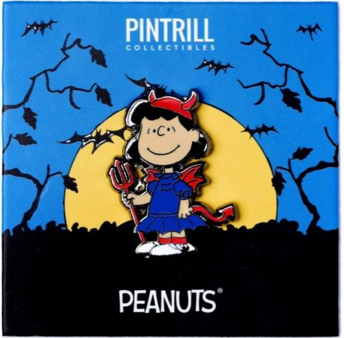 ⚡RARE⚡ PINTRILL x PEANUTS Devil Lucy Pin *BRAND NEW* LIMITED EDITION 🎃😈 - Picture 1 of 3
