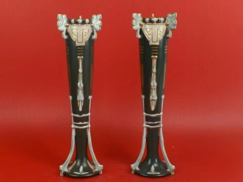 Vase de décoration Art nouveau verts