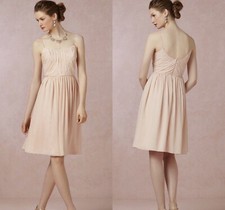 NEW W/ TAG | $200 BHLDN x Hitherto Giselle Chiffon Back Zip Dress | Rose | 4