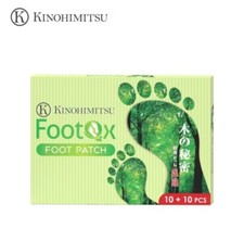 KINOHIMITSU FOOT PTCH 10 10PCS DTOX IMPROVE QUALITY SLEEP AND UP ENERGY LEVEL