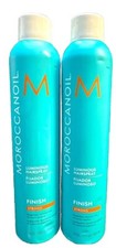 2 moroccanoil luminous hairspray STRONG 10oz ea scuff  dented exterior