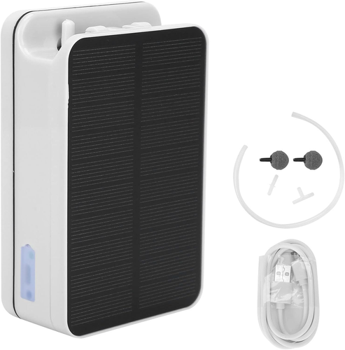Solar Aerator, Pond Pump Portable 2200Mah Large Capacity Battery Oxygenator Wate - Picture 6 of 12