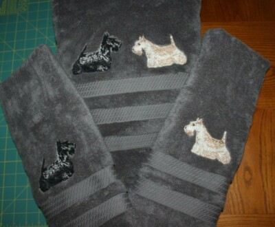 personalized dog bath towels