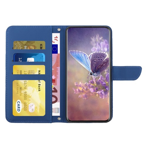 Fr Samsung Galaxy S25 S24 S23 S22 Butterfly Leather Wallet Stand Crossbody Strap - Picture 34 of 72