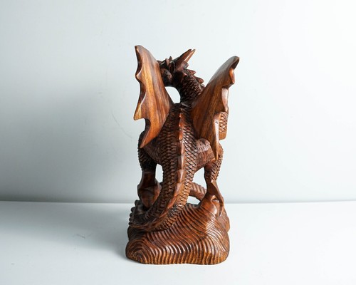 Dragon with Wings Statue, Art, Dragon Figurine, Mythology Animal, End Year Gift - Picture 4 of 12