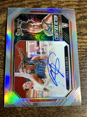 TINA CHARLES 2024 Panini Select WNBA Silver Prizm Courtside Action