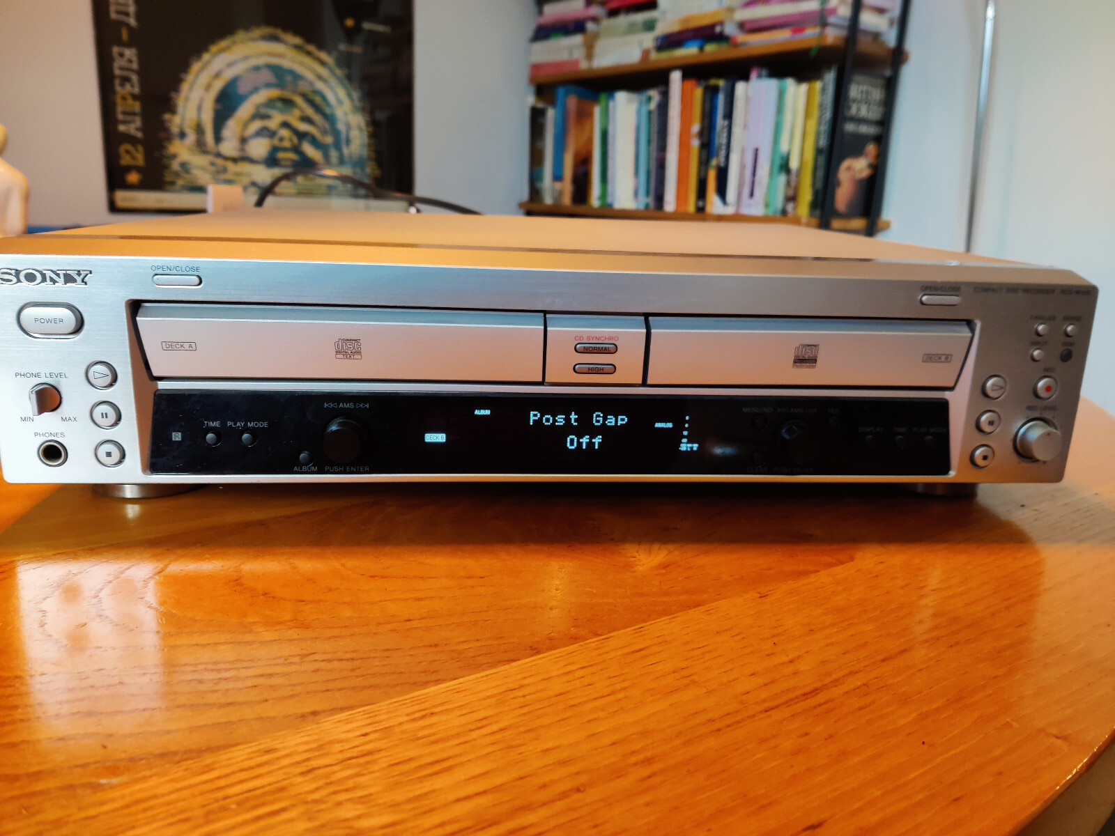 Sony RCDW100 Compact Disc Player and Recorder 7091235075461 eBay